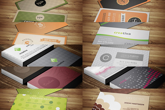 (Sale -75%) Business Cards Bundle 03 in Business Card Templates - product preview 3