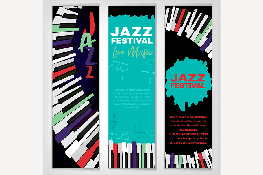 Jazz Poster Set in Illustrations - product preview 8