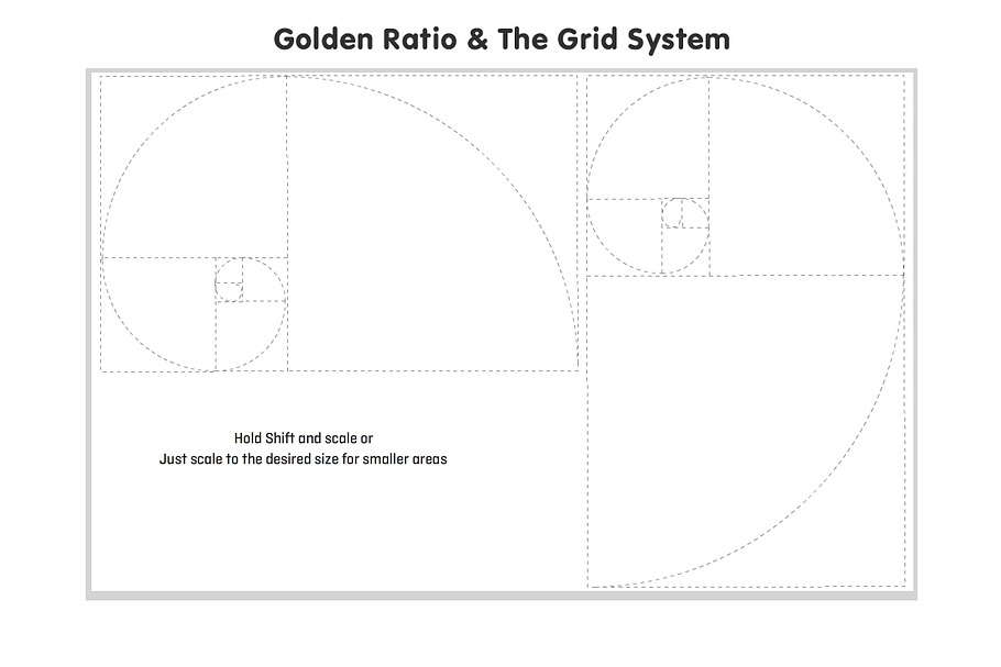 Golden Ratio & the Grid System in Photoshop Shapes - product preview 8