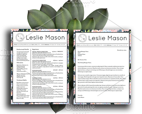 Beautiful Resume CV Template in Resume Templates - product preview 1