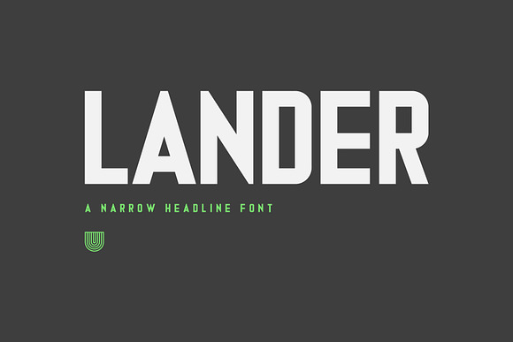 UTC Lander Font in Display Fonts - product preview 3
