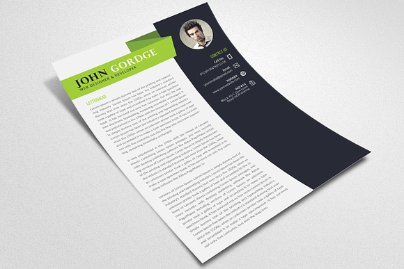 CV Resume 4 Format in Resume Templates - product preview 2