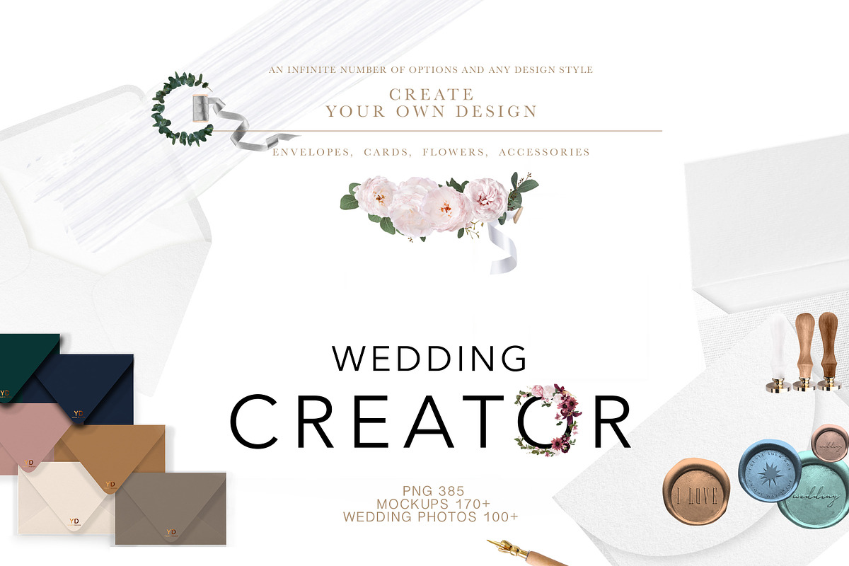WEDDING - SUPER CREATOR. 500+ in Print Mockups - product preview 8