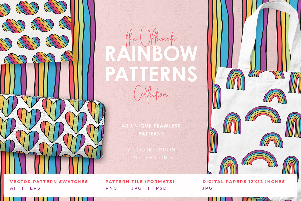 Ultimate Rainbow Patterns Collection in Patterns - product preview 8