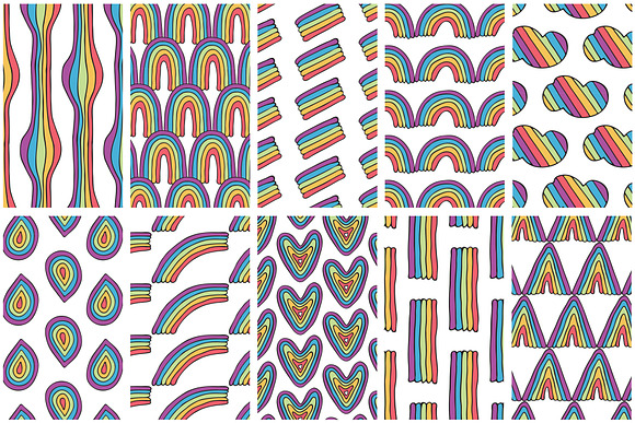Ultimate Rainbow Patterns Collection in Patterns - product preview 7