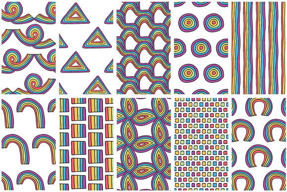 Ultimate Rainbow Patterns Collection in Patterns - product preview 8