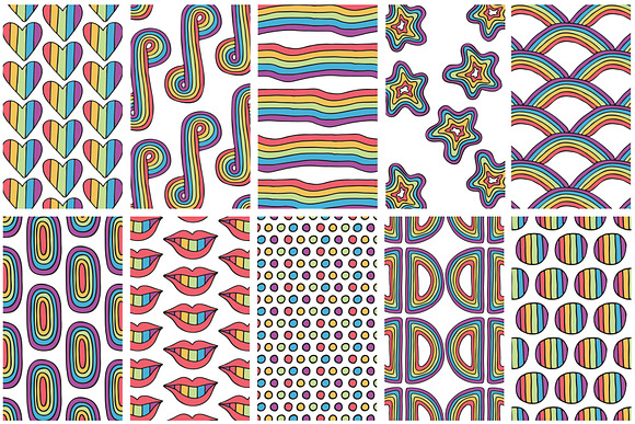 Ultimate Rainbow Patterns Collection in Patterns - product preview 9
