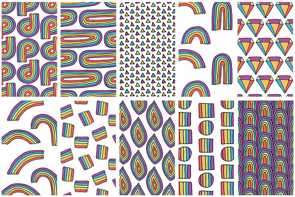 Ultimate Rainbow Patterns Collection in Patterns - product preview 10