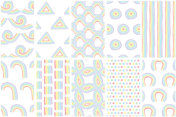 Ultimate Rainbow Patterns Collection in Patterns - product preview 12