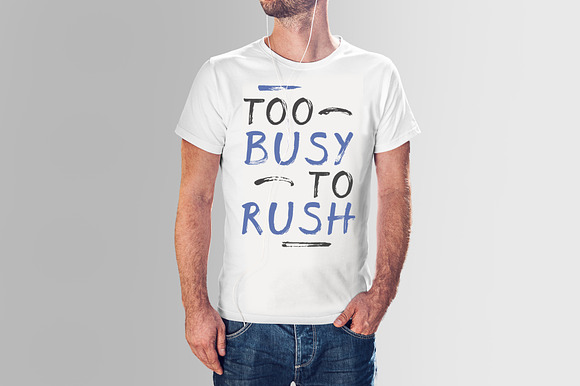 Rush font - brush grunge script font in Display Fonts - product preview 5