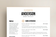 Resume Template 4 page | Anderson