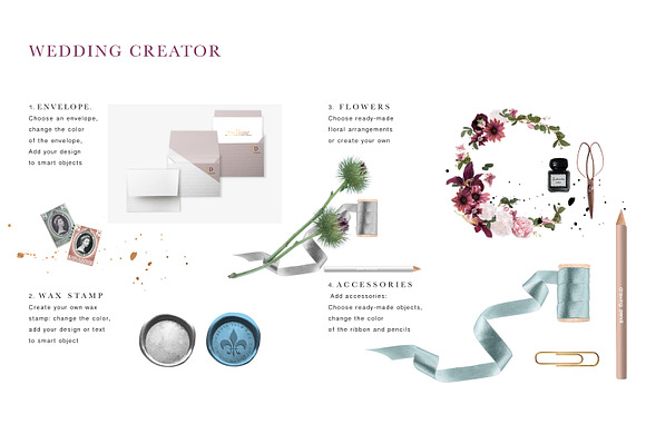 WEDDING - SUPER CREATOR. 500+ in Print Mockups - product preview 11