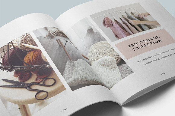 Magnolia Lookbook Template in Brochure Templates - product preview 1