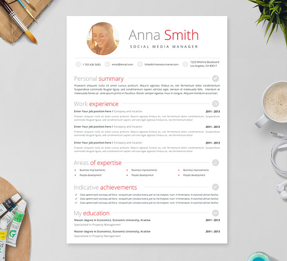 Resume Template 4 page | no.4 in Resume Templates - product preview 2