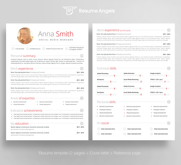 Resume Template 4 page | no.4 in Resume Templates - product preview 3