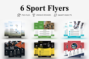 Sport Flyers - 6 Templates