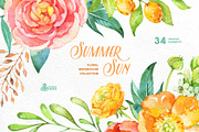 Summer Sun. Floral Collection