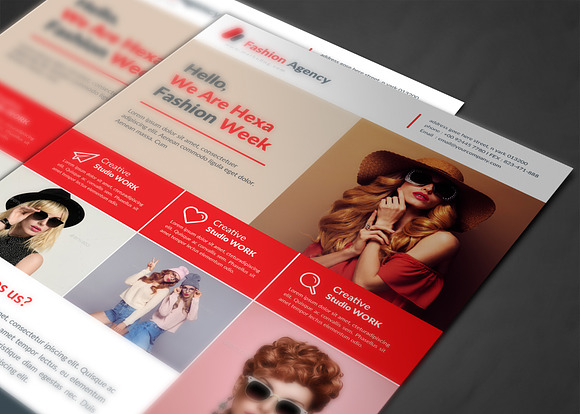 Fashion Agency Flyer in Flyer Templates - product preview 3