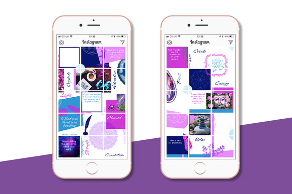 Instagram Puzzle Pattern Grid in Instagram Templates - product preview 2