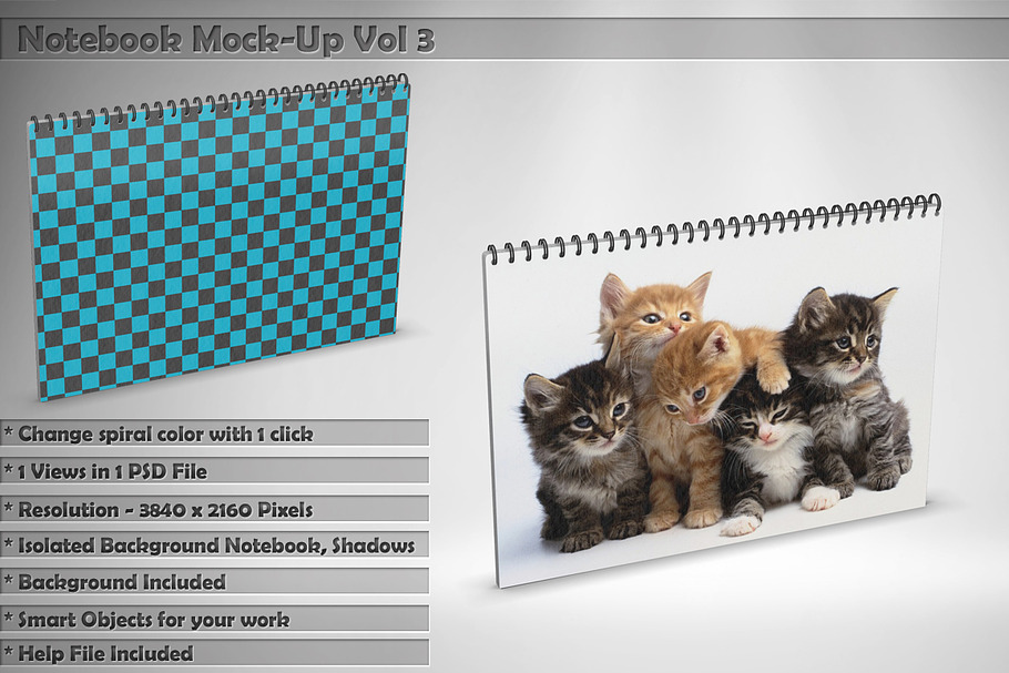 Notebook Mock-Up Vol 3