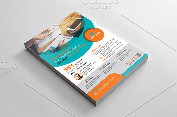 Corporate Flyer Template in Flyer Templates - product preview 2