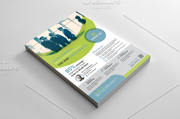 Corporate Flyer Template in Flyer Templates - product preview 3
