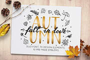Autumn - fall in love font duo