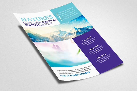 Nature Flyer Print Template 08 in Flyer Templates - product preview 1