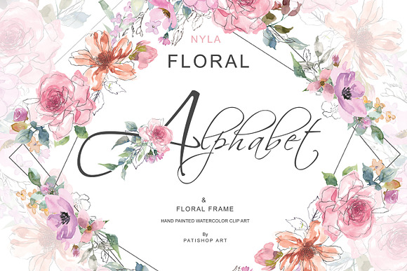 Watercolor Floral Graphic Bundle in Illustrations - product preview 1