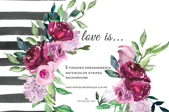 Watercolor Floral Graphic Bundle in Illustrations - product preview 2