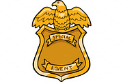 Special agent badge