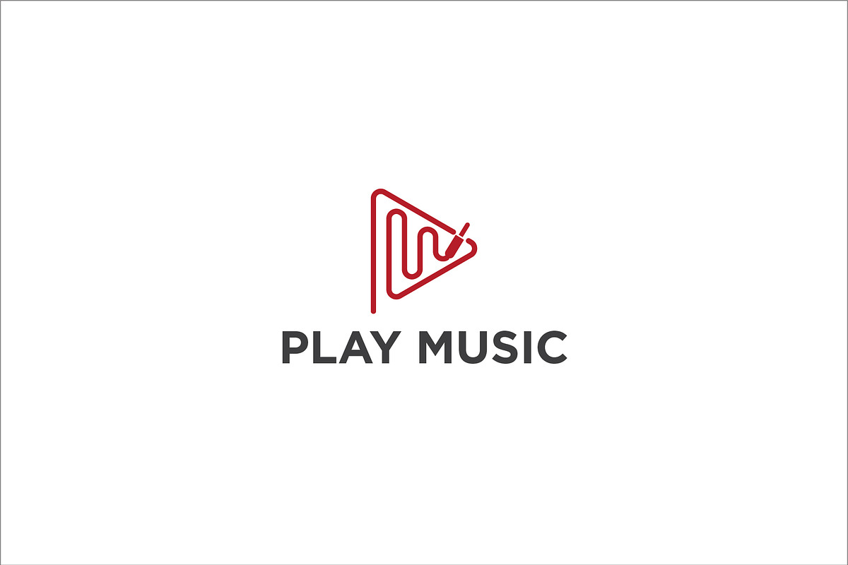 Play Music Logo in Logo Templates - product preview 8