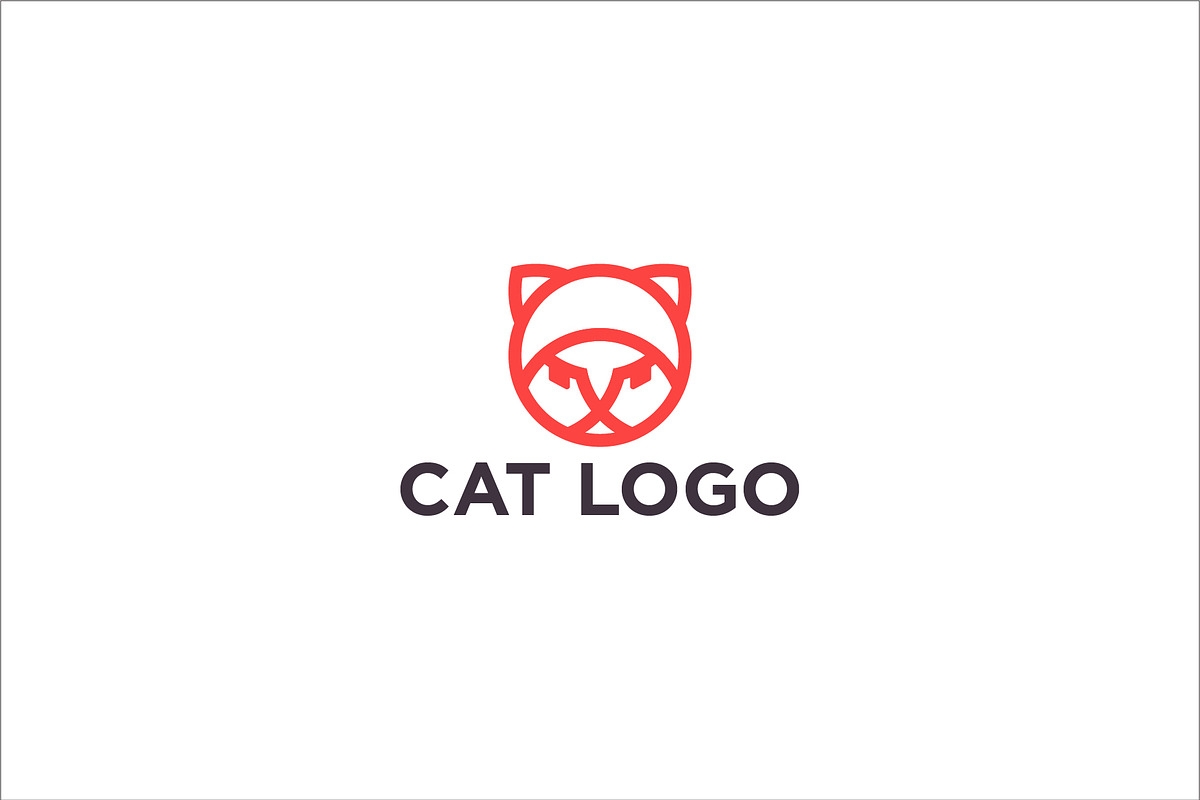 Cat Logo in Logo Templates - product preview 8