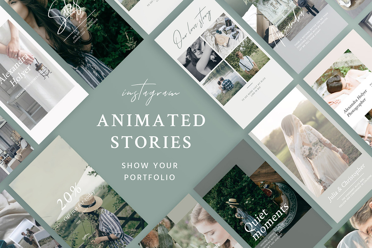 Portfolio Animated Stories in Instagram Templates - product preview 8