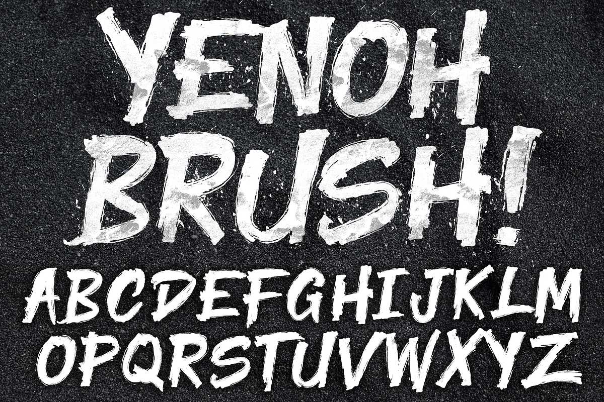 YENOH BRUSH FONT in Fonts - product preview 8
