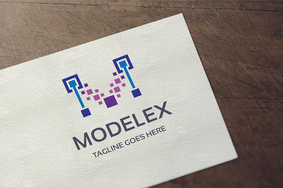 Letter M - Modelex Logo in Logo Templates - product preview 1