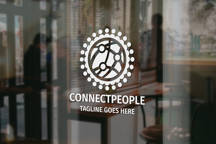 Connect People Logo in Logo Templates - product preview 8