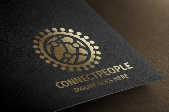 Connect People Logo in Logo Templates - product preview 4