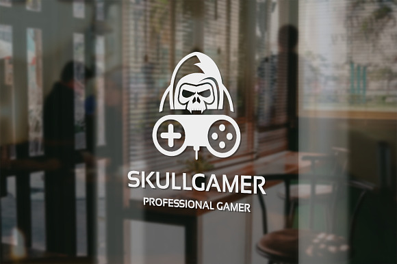 Skull Gamer Logo in Logo Templates - product preview 1