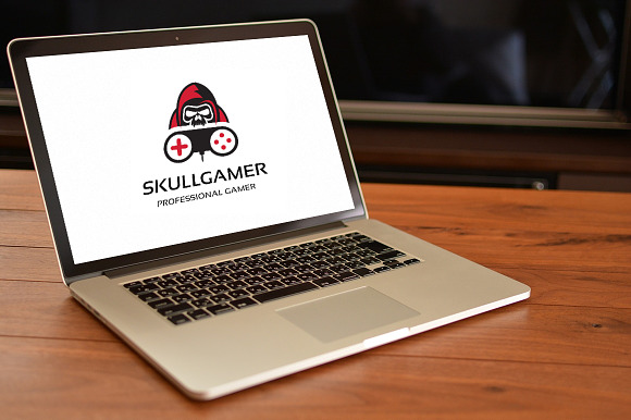 Skull Gamer Logo in Logo Templates - product preview 4