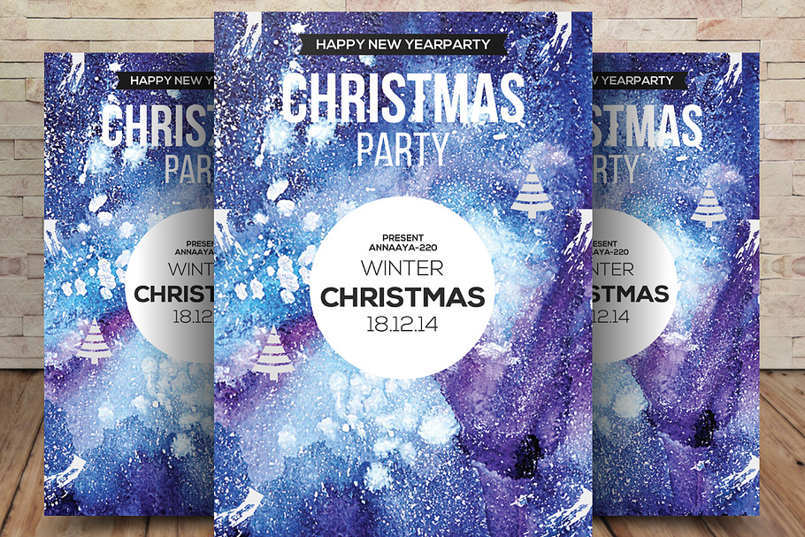 Christmas and Winter Party in Flyer Templates - product preview 8