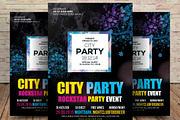 Rock City Party Flyer