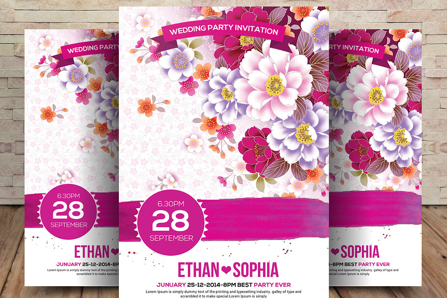 Save the Date Card in Flyer Templates - product preview 8