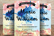Floral Save the Date Invitation