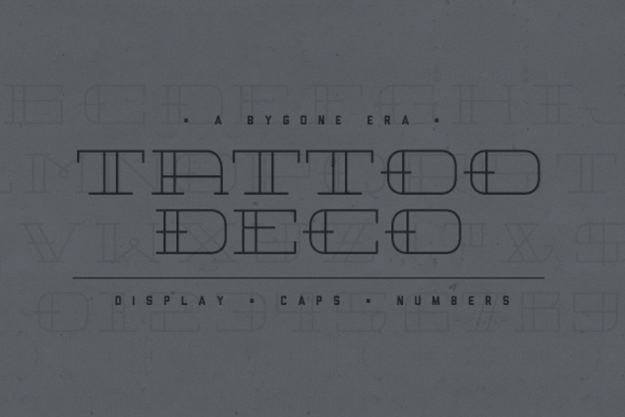 Tattoo Deco in Tattoo Fonts - product preview 8