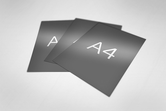 A4 Multipurpose Mockup 3 in Print Mockups - product preview 1