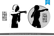Silhouette Female Box Club Logo