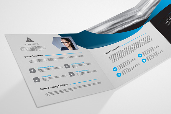 Indesign Square Brochure Wave in Brochure Templates - product preview 5