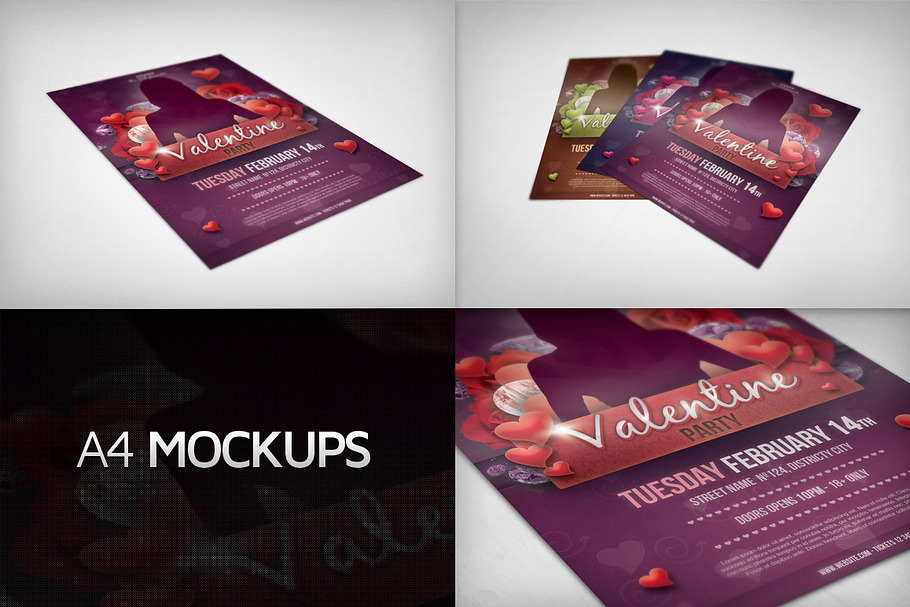 A4 Multipurpose Mockups Bundle in Print Mockups - product preview 8