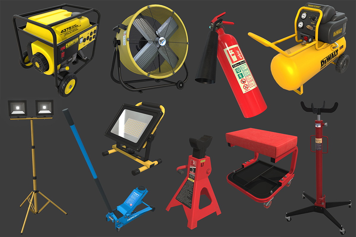 Autoservice Props Pack Vol 2 in Tools - product preview 8